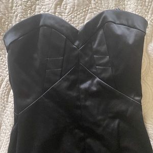 Sexy Satiny Black Dress